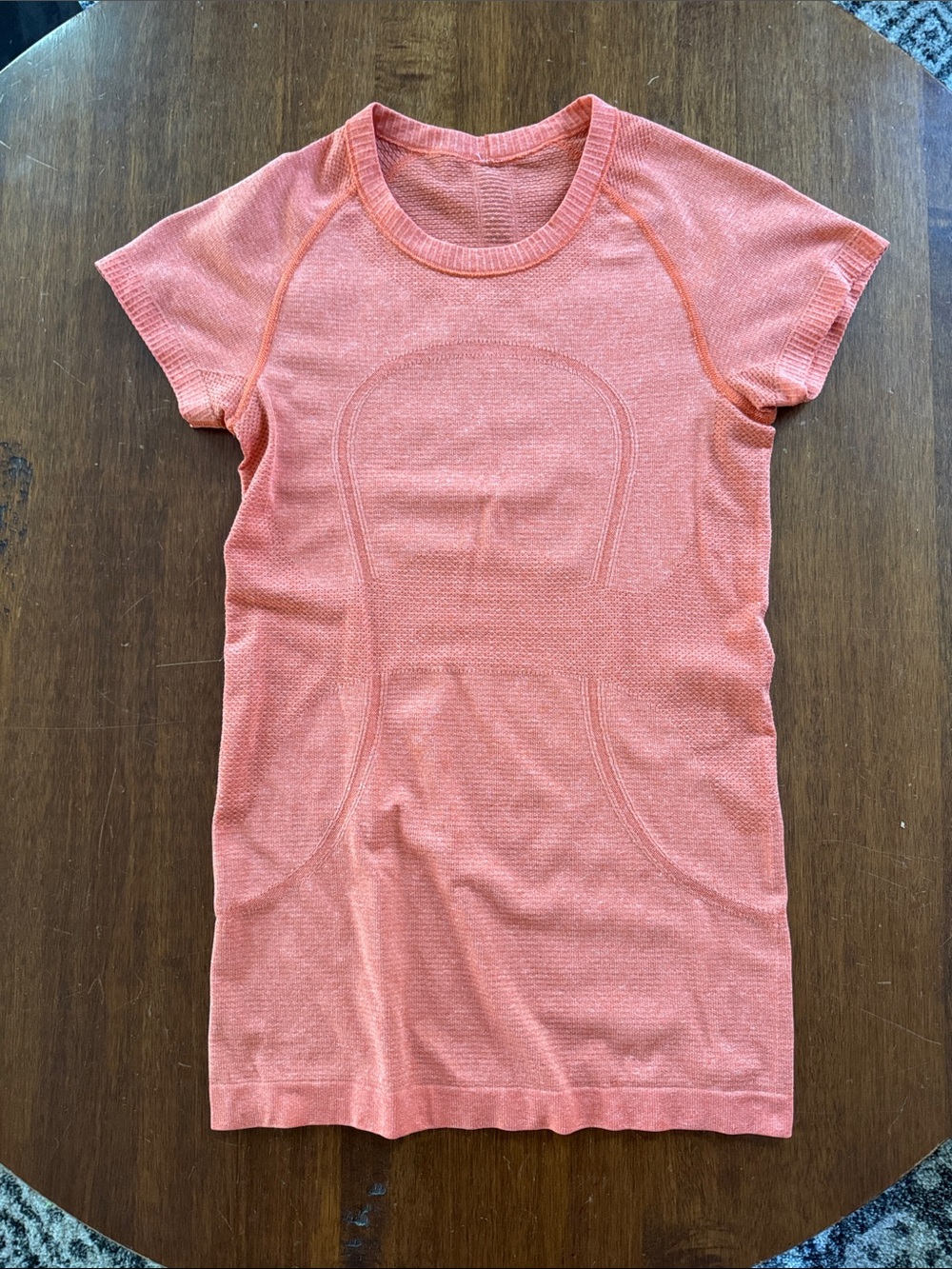 lululemon athletica Coral Short-Sleeve Seamless Top